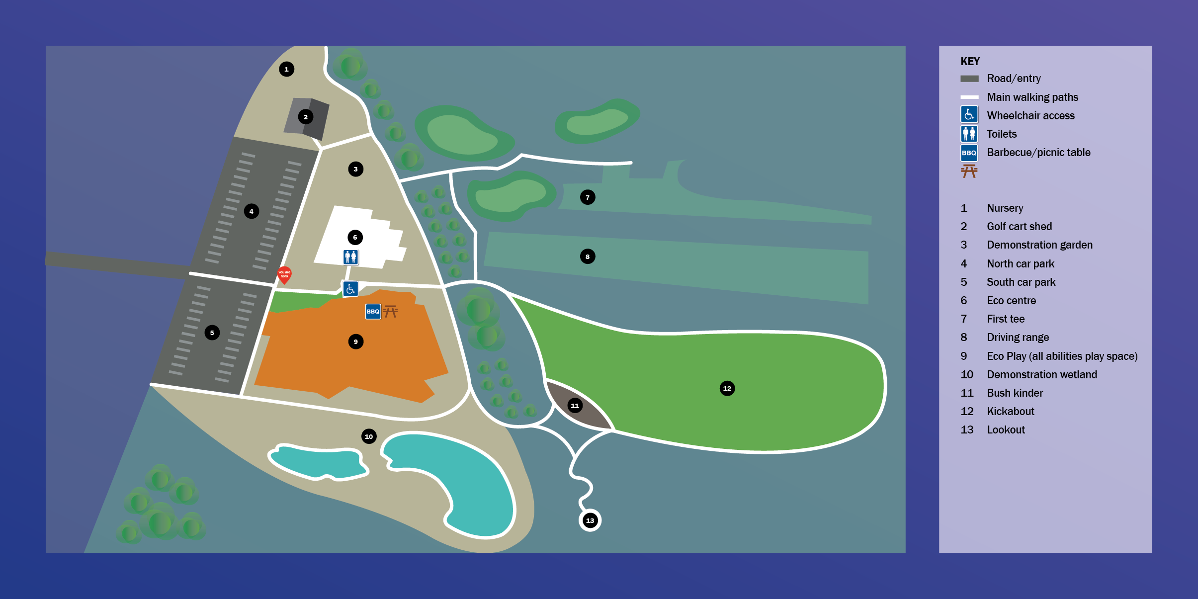 Site map of Deep Creek. See PDF in content.