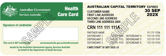 Job Seeker Card 